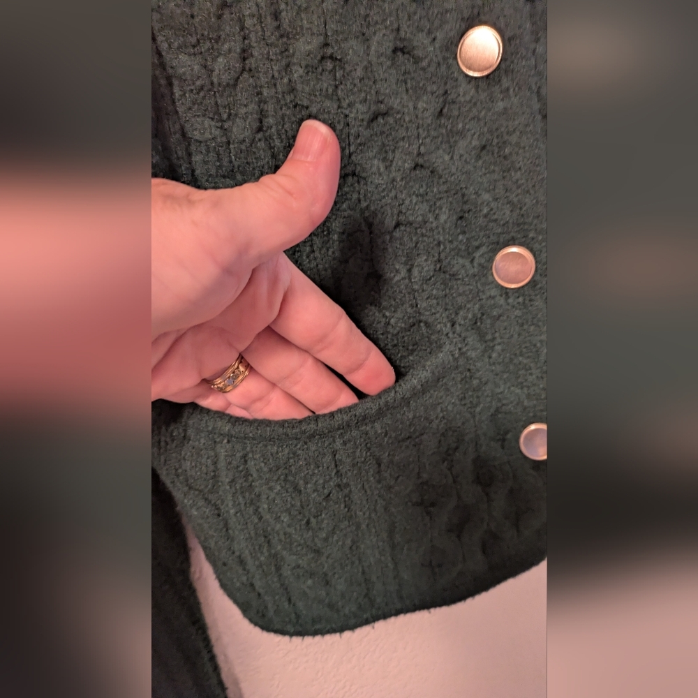Abercrombie Cable Knit Sweater - Green - Picture 6 of 8